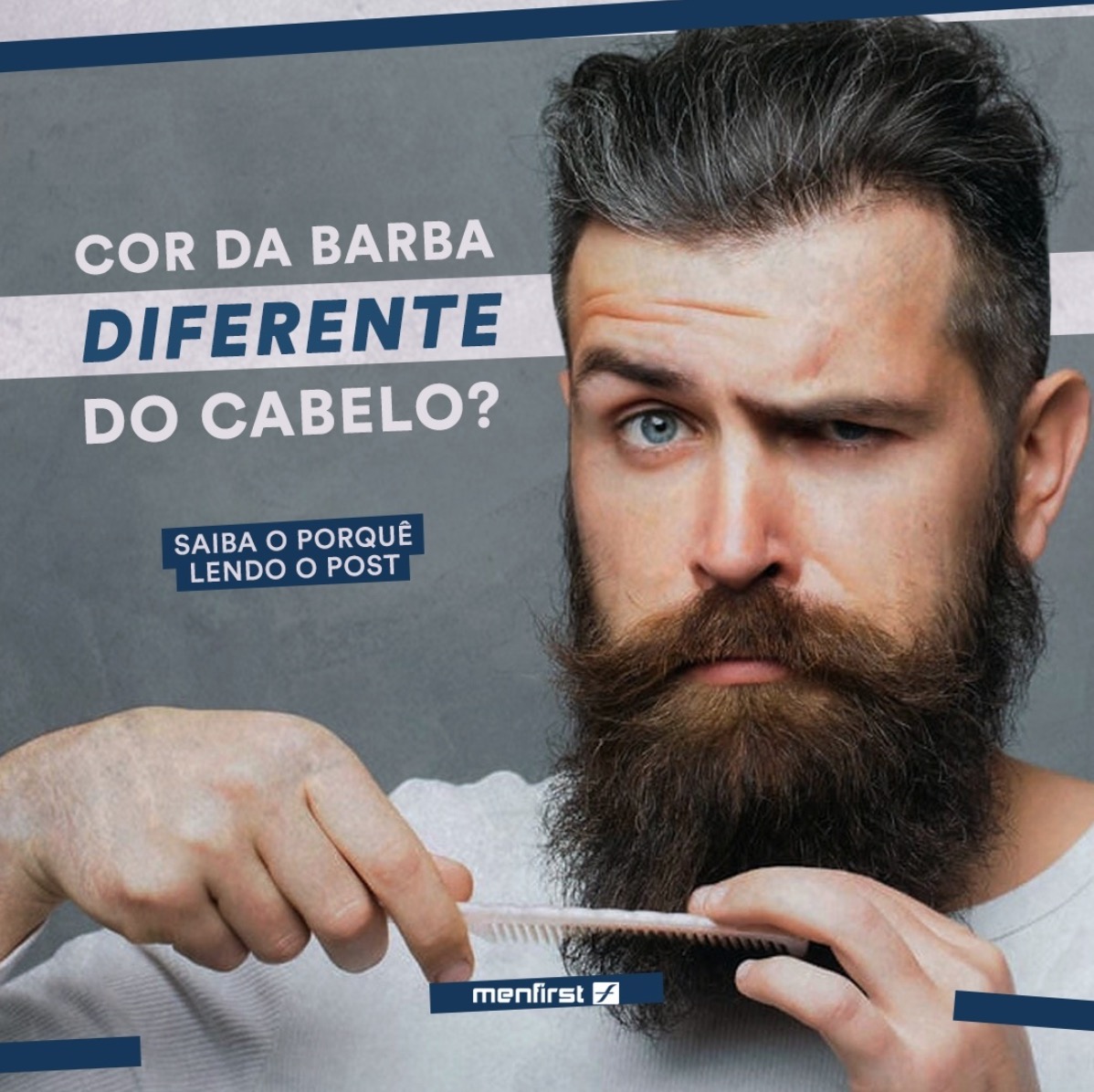 Cor da barba diferente do cabelo? Saiba o porquê